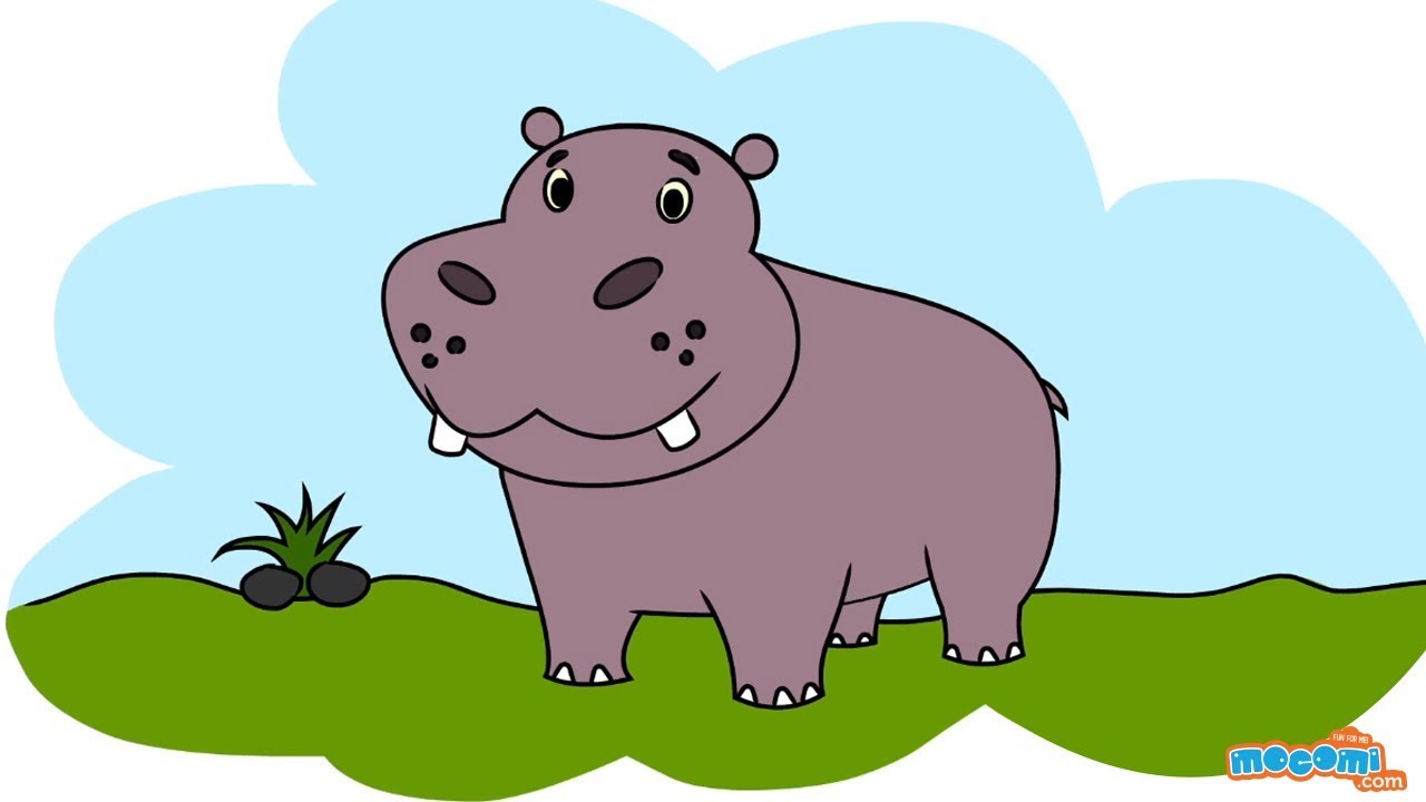 Hippo Line Drawing | Free download on ClipArtMag