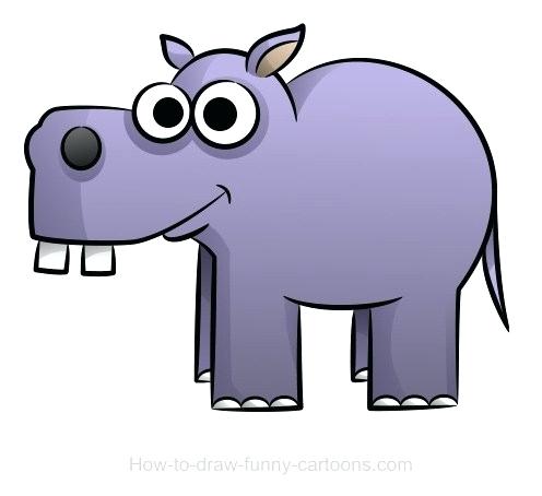 496x454 Draw Hippo Draw A Hippo