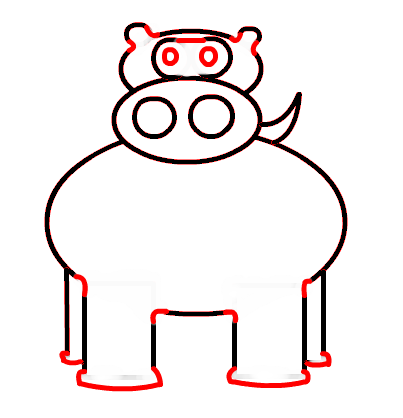 403x418 How To Draw A Hippo A Super Awesome Website!