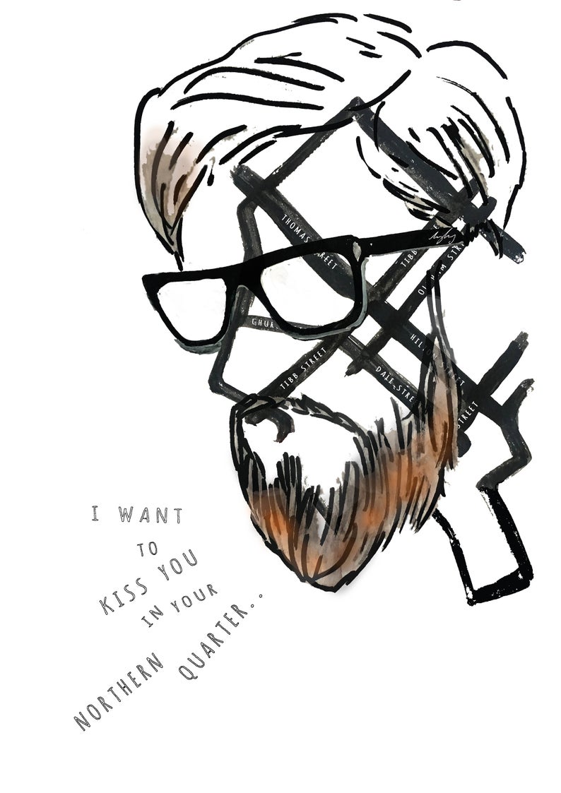 794x1123 I Want To Kiss You In Your Northern Quarter Hipster Beard Etsy
