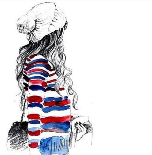 500x512 Hipster Drawings