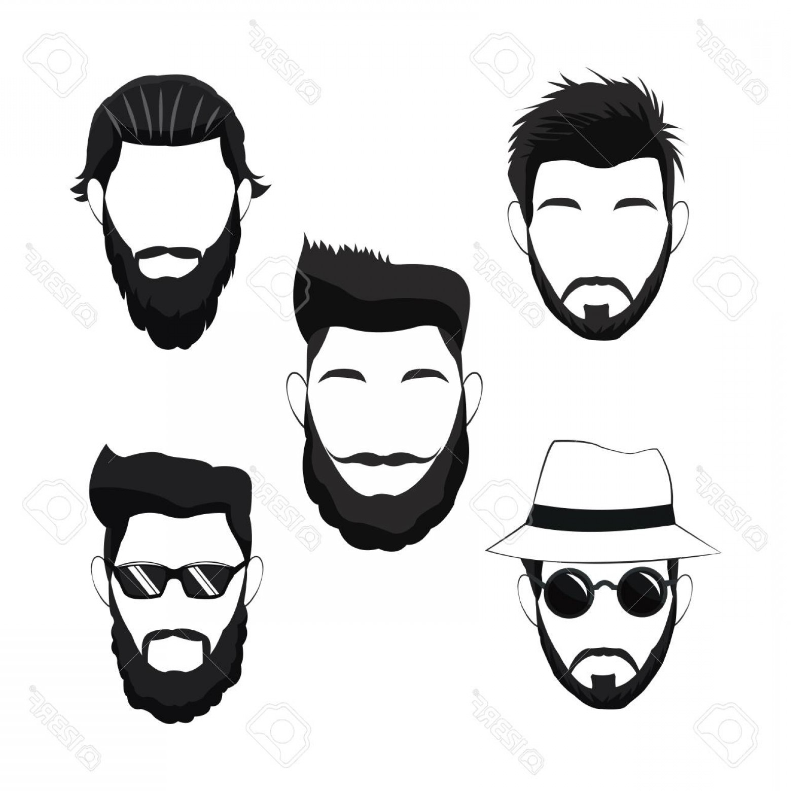 1560x1560 Hipster Men Hair Vector Soidergi