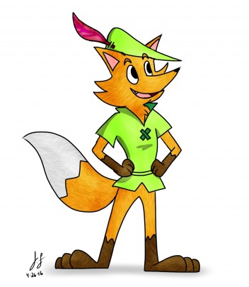 352x405 i will draw high quality furry anthro cartoon animals hire