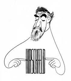 236x266 amazing al hirschfeld images caricatures, black, white