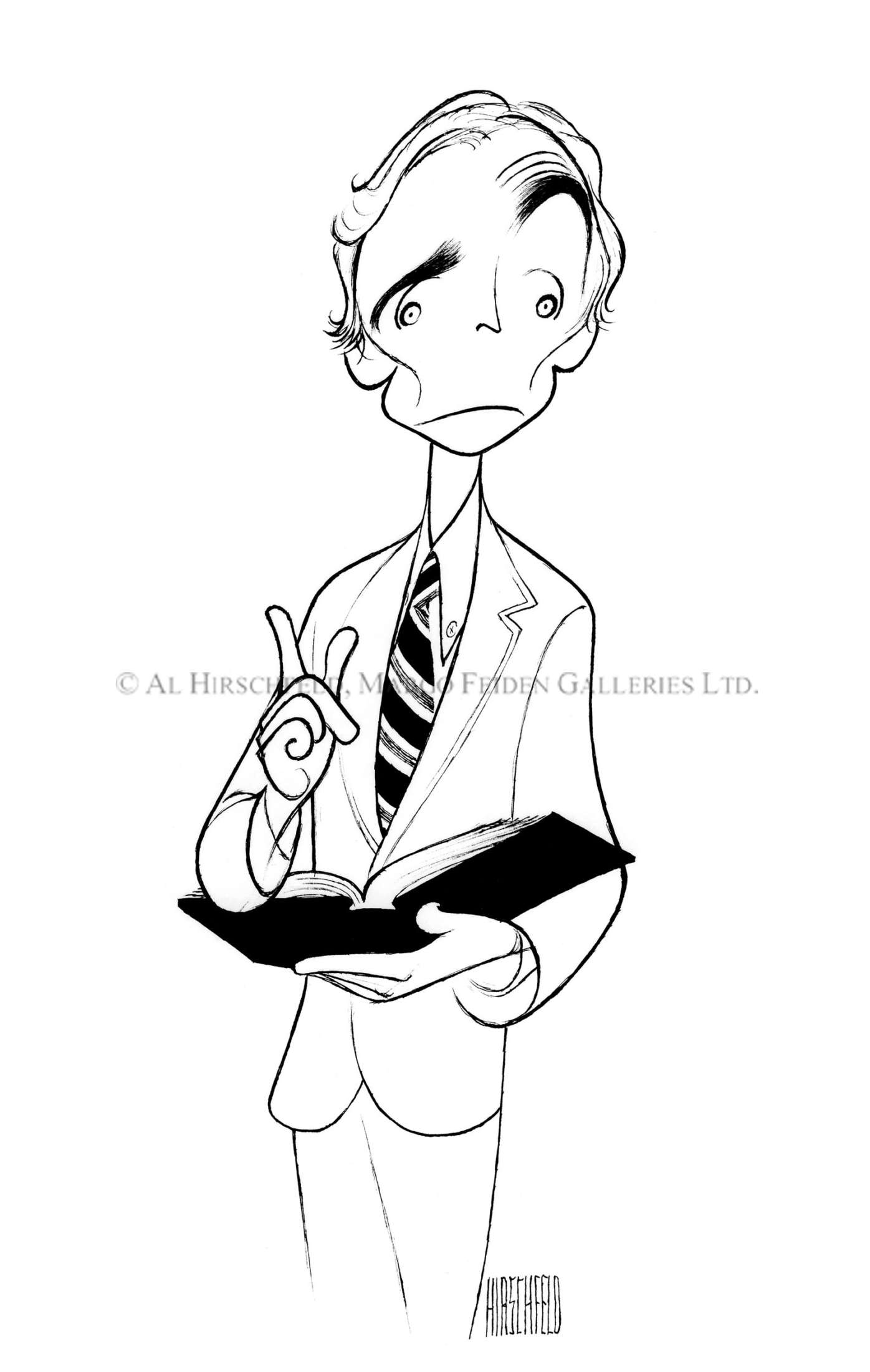 1396x2200 al hirschfeld's magicians