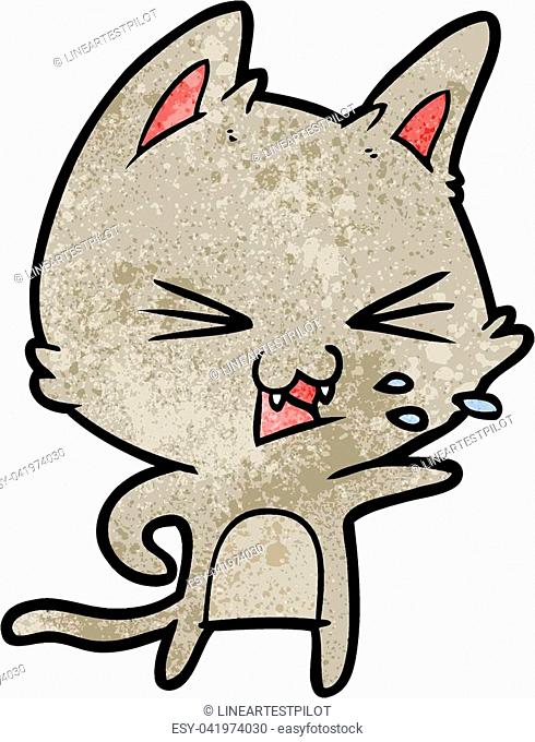 490x680 domestic cat kitten hissing stock photos and images age fotostock