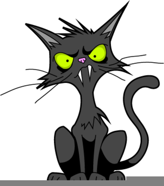 530x600 hissing cat clipart clipart portal