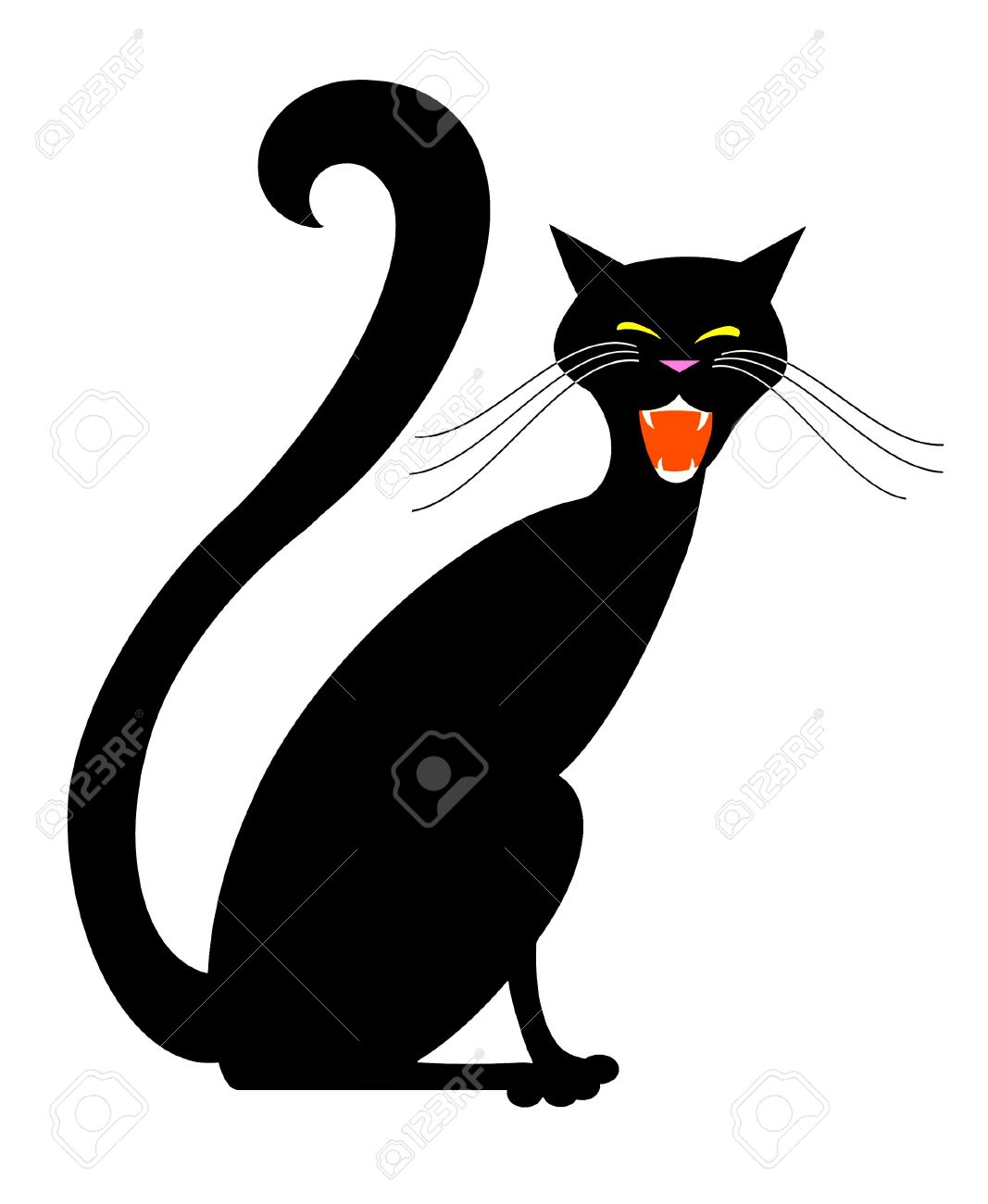 1067x1300 cat hissing clipart clipartxtras