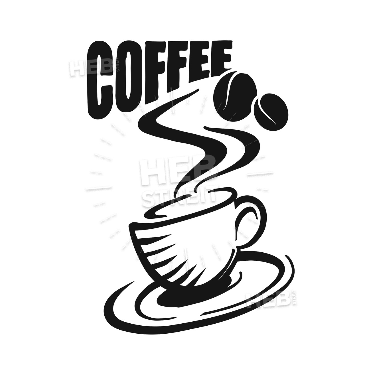 1280x1280 coffee cup with beans and historical typo hebstreits sketches