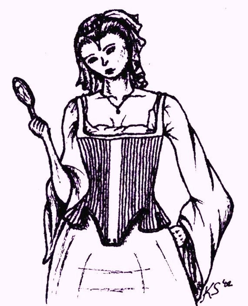 794x979 Elizabethan Corset Pattern For Renaissance Fair Or Sca Multi Etsy