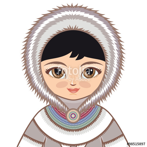 500x500 The Girl In Chukcha Dress Historical Clothes The Far North