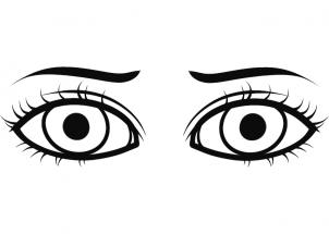 302x215 How To Draw Drawing Eyes For Kids