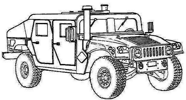 Hmmwv Drawing | Free download on ClipArtMag