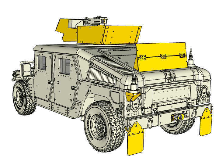 720x541 t model tm modern us up armored hmmwv wgpk turret