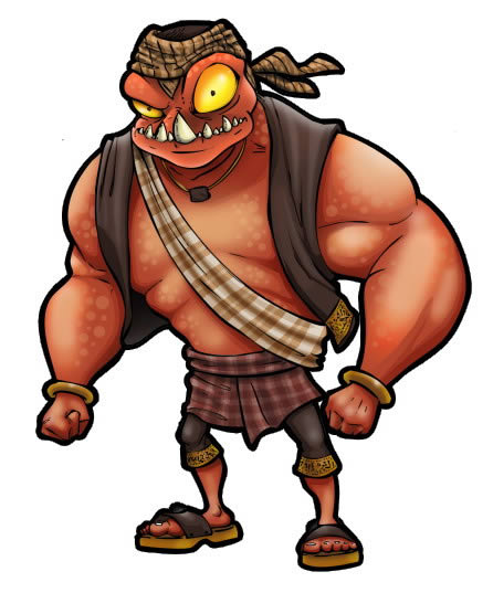 446x537 Draw A Cartoon Monster Character In Photoshop