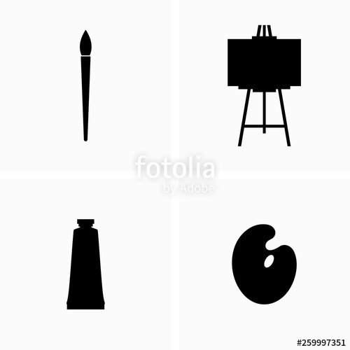 500x500 Different Items For Drawing Hobby