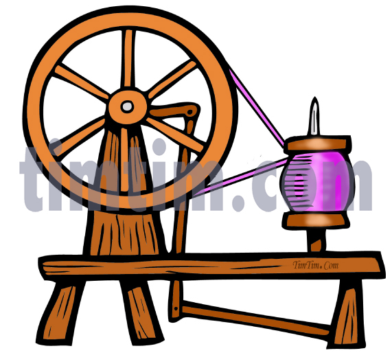 571x517 Free Drawing Of A Spinning Wheel From The Category Hobby Sewing