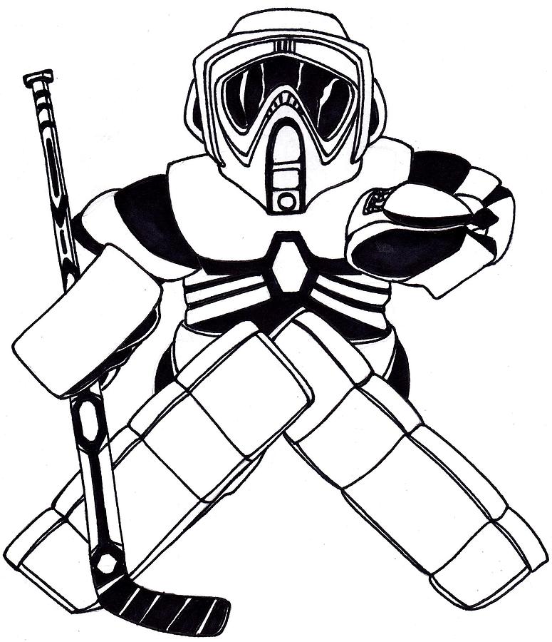 775x900 Goalie Speeder Drawing