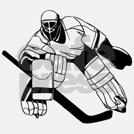 Hockey Goalie Drawing | Free download on ClipArtMag