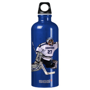 307x307 Ice Hockey Goalie Water Bottles Zazzle