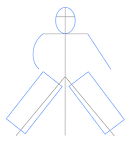 260x297 Framework For Drawing A Cartoon Hockey Goalie Cool