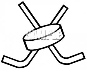 300x241 Hockey Sticks Clipart