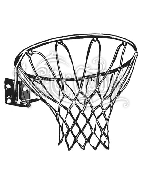 468x580 Basketball Net Clip Art