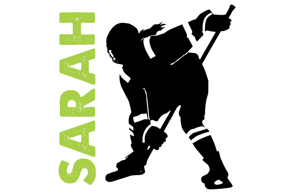 1000x637 Girl Hockey Player Drawing All About Hockey