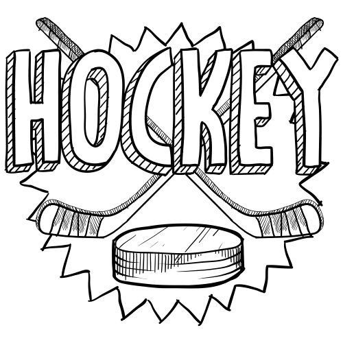500x500 Hockey Coloring