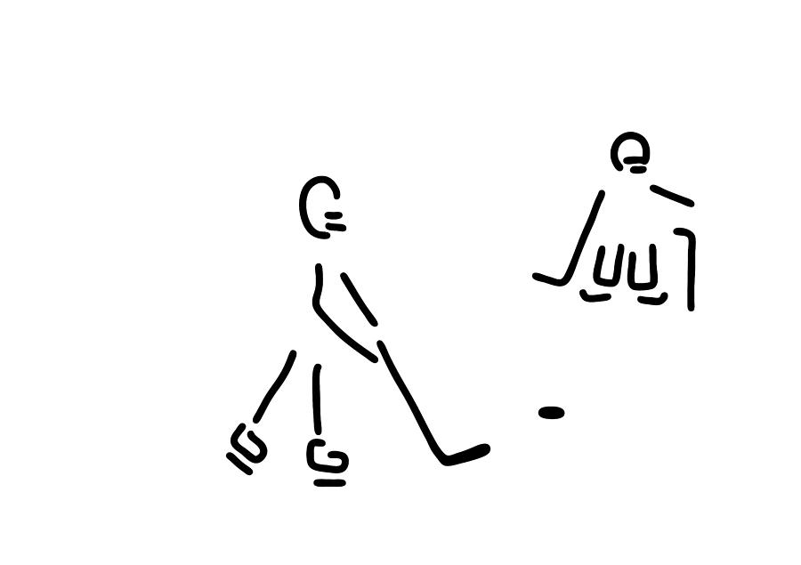 900x635 Hockey Player Drawing