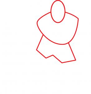 293x302 Draw A Hockey Player, Step