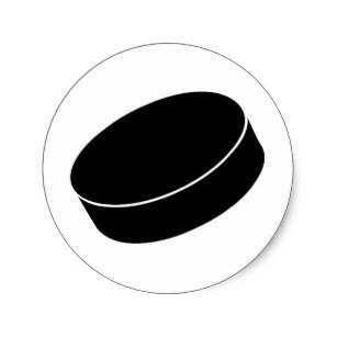 307x307 Hockey Puck Stickers Labels Zazzle Uk