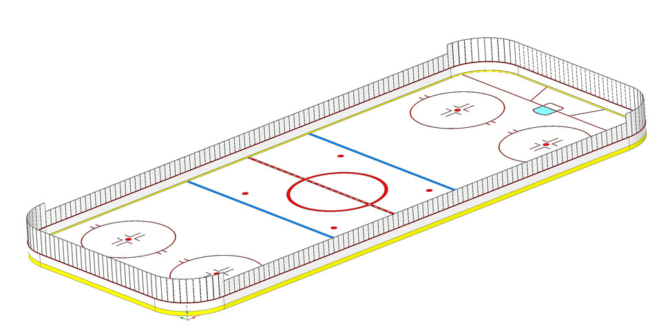 Course pitch rink