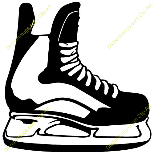 500x500 Hockey Skate Template
