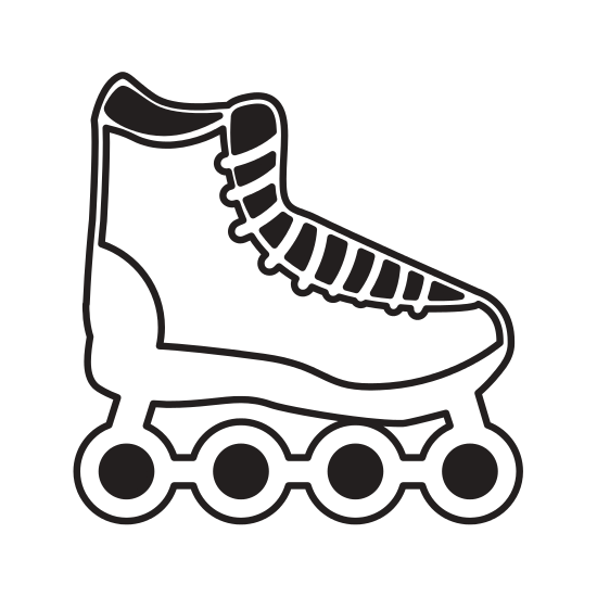 550x550 Collection Of Free Skate Drawing Vintage Download On Ui Ex