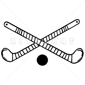 361x361 Hockey Stick Clipart Black And White Collection