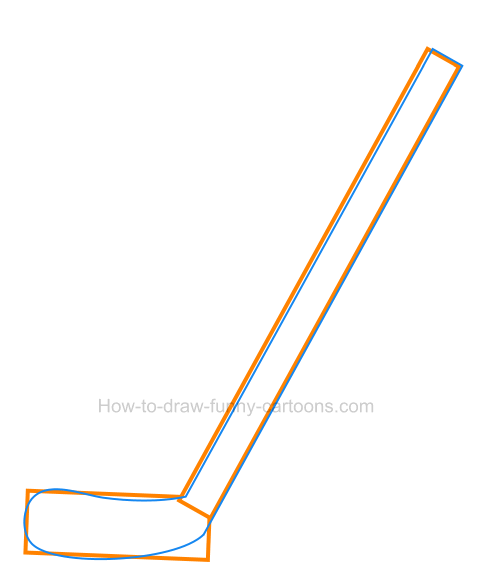 500x578 How To Draw A Hockey Stick Clip Art
