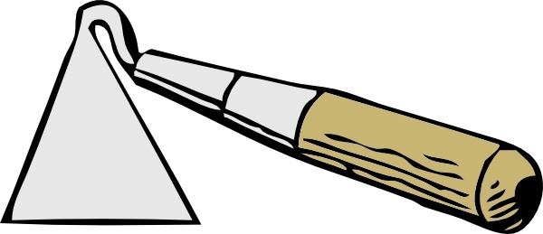 600x259 hand hoe clip art free vector in open office drawing