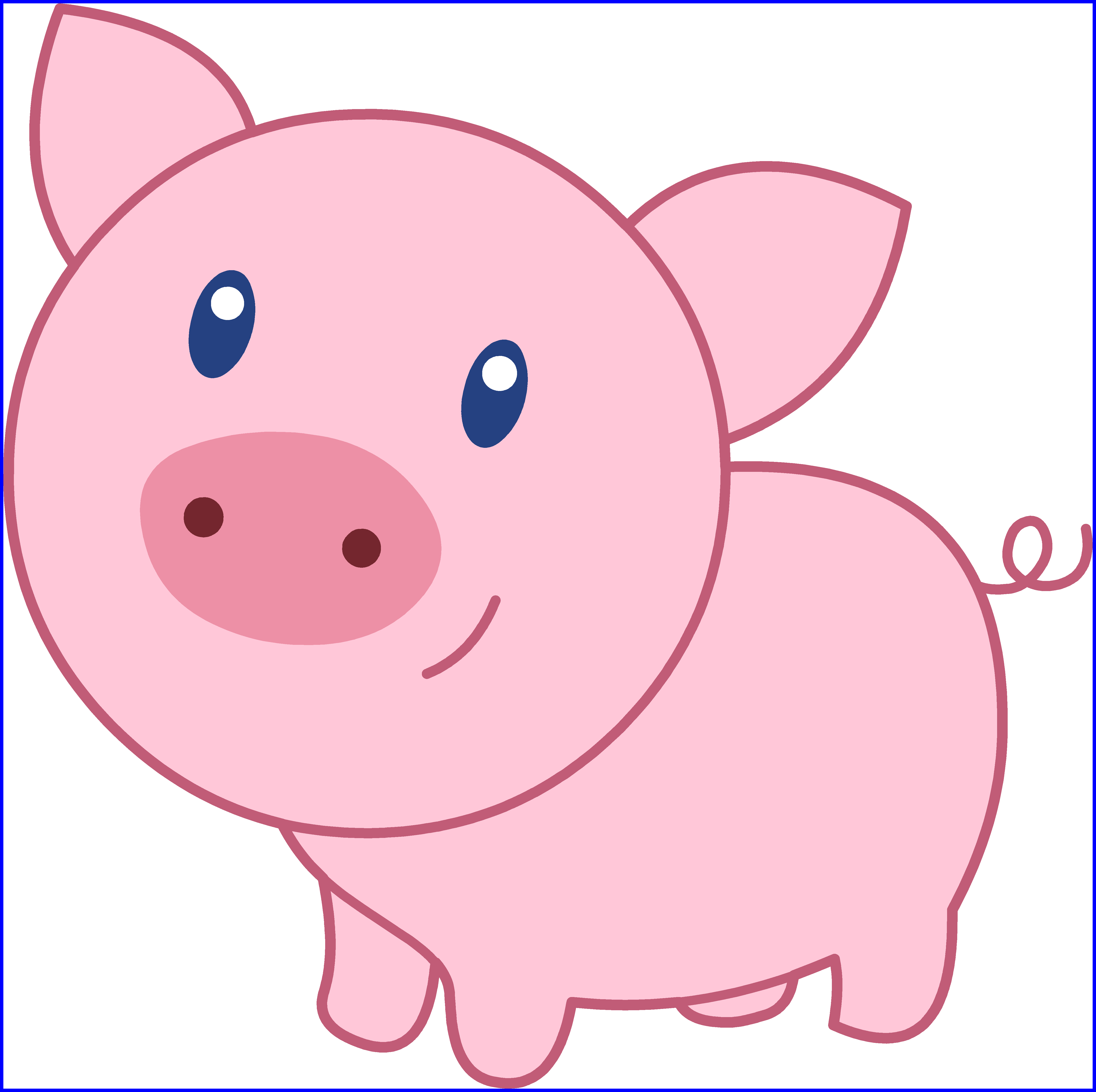 4975x4955 Hog Drawing Piglet Huge Freebie! Download For Powerpoint