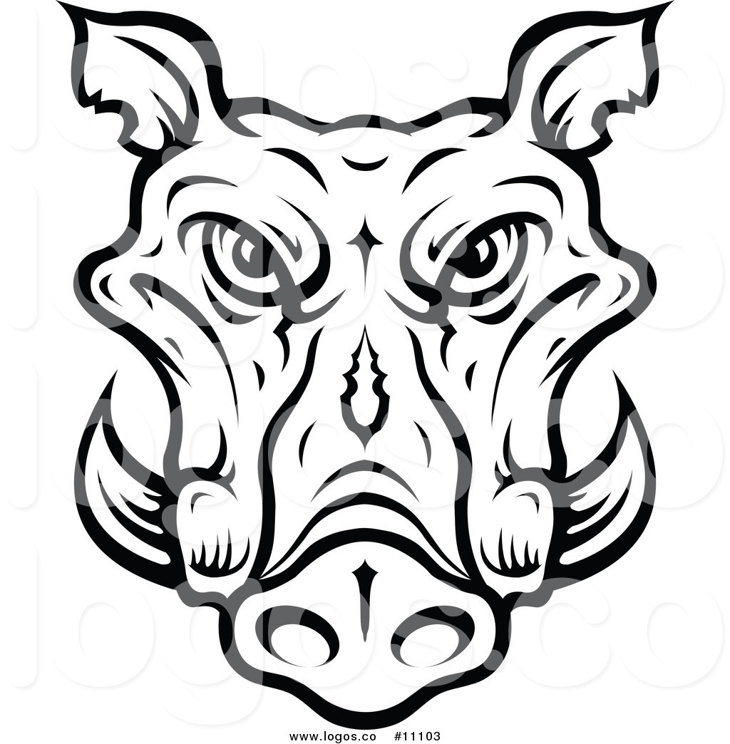 1024x1044 Boar Drawing For Free Download