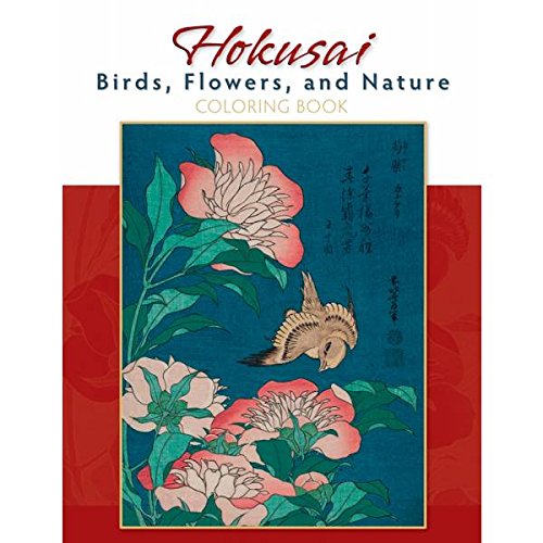500x500 the japanese shop hokusai birds and flowers colouring