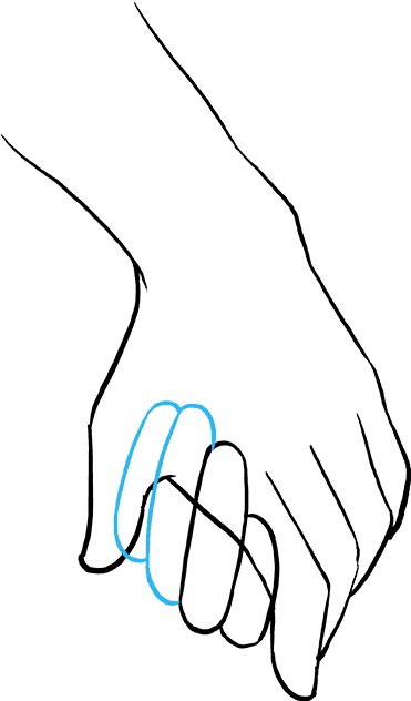 371x632 Download How To Draw Holding Hands