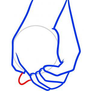 302x302 How To Draw How To Draw Holding Hands For Kids