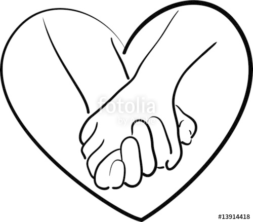 500x438 Holding Hands Stock Image And Royalty Free Vector
