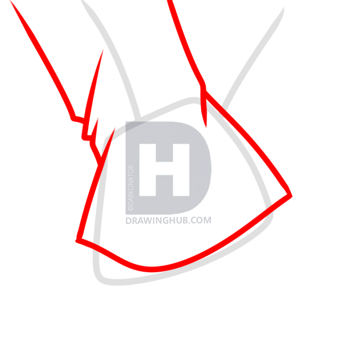 689x720 Drawing Emo Holding Hands, Step