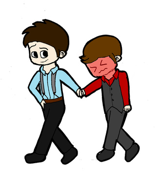 320x394 Someone On Tumblr Requested A Drawing Of Jack Harkness And Ianto