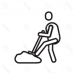 300x300 Photostock Vector Man Dig Head Hole Ground Vector Soidergi