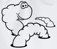 190x164 dig holes hole ground hole worm comic cartoon clip drawstring bag