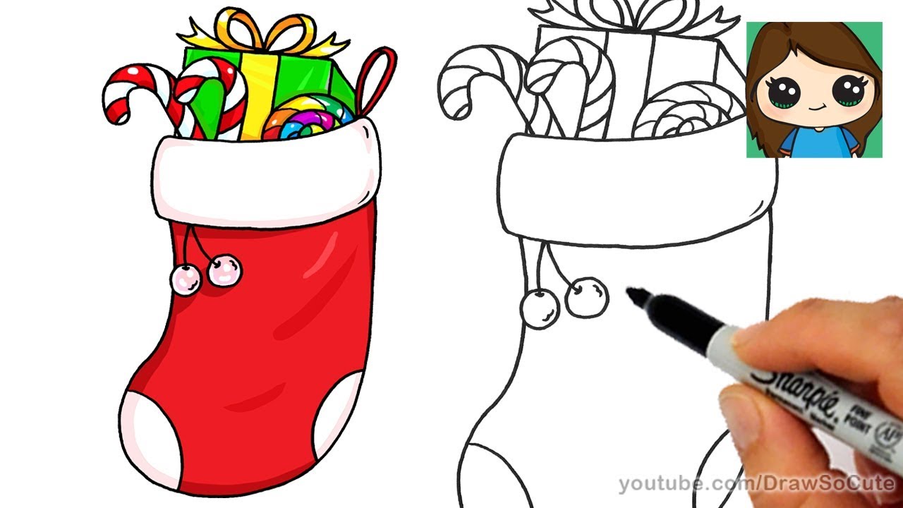 1280x720 Christmas Holiday Drawings For Kids Kids Youtube