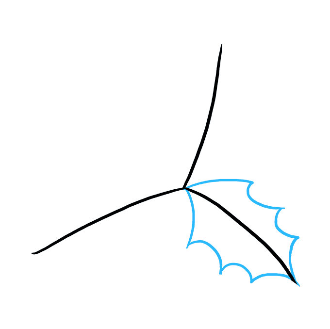 680x678 How To Draw Holly For Christmas